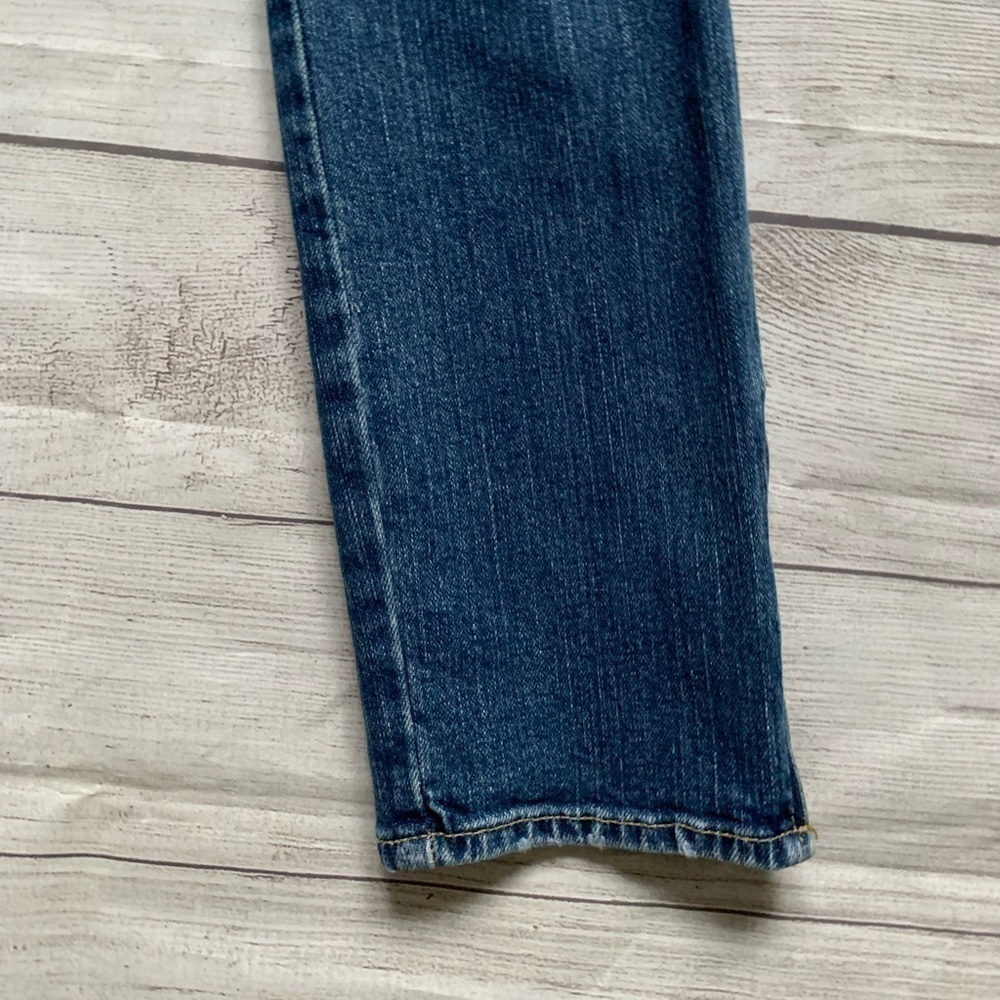 Y2K Old Navy Special Edition Vintage Denim Blue Skinny Jeans Zipper Ankle - Picture 6 of 11